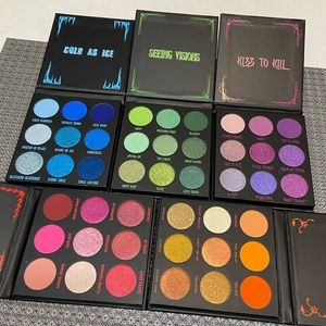 BH Cosmetics NEW Poison Shock Collection Eyeshadow Palettes Bundle